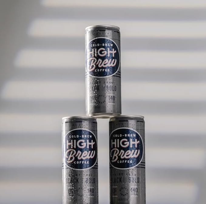 High Brew Coffee | Cold Brew Iced Coffee Variety Pack | Lightly Sweetened with Pure Cane Sugar, 140mg Natural Caffeine, Patiently Brewed & Never Heated, Low-Acid, Ready-to-Drink | 8 oz Cans (Pack of 12) – Includes Double Espresso, Mexican Vanilla, Dark...