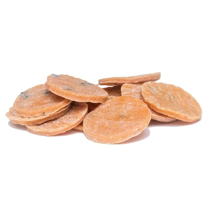 Wholeberry Naturally Delicious Dried Passion Fruit Rounds 8 oz x 8 Bags Maracuja Fruit Snacks Passion Fruit Pulp Sour & Sweet Less Seed, 64 oz
