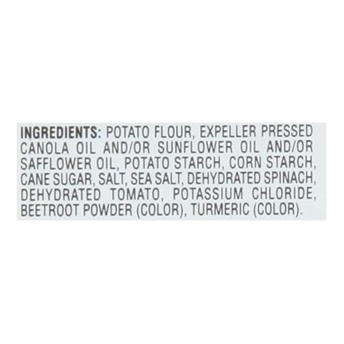 Sensible Portions Garden Veggie Wavy Chips, Sea Salt, Snack Size, 1 Oz (Pack of 24)