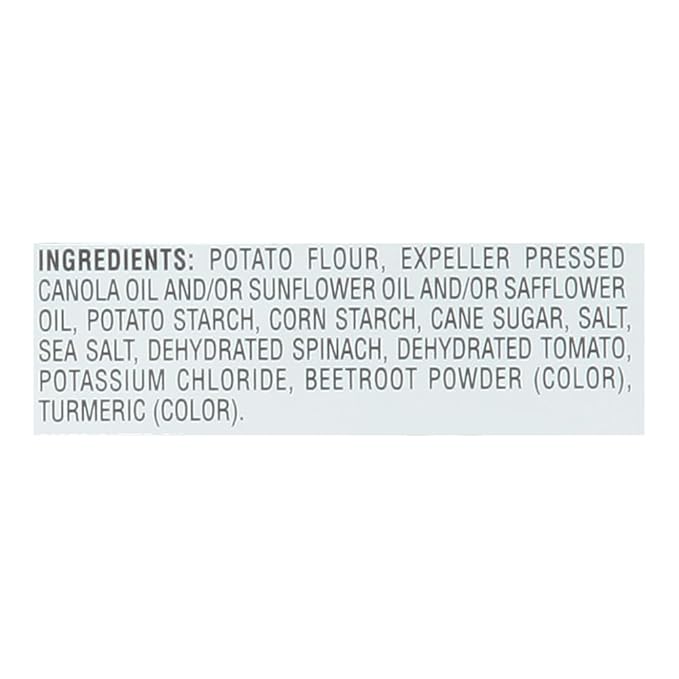 Sensible Portions Garden Veggie Wavy Chips, Sea Salt, 5 Oz (Pack of 12)