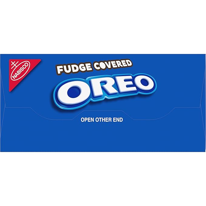 OREO Fudge Covered Chocolate Sandwich Cookies, Original Flavor, 12 - 7.9 oz Boxes
