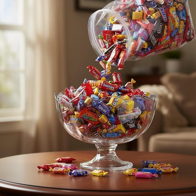 Assorted Chocolate Candy Variety Pack - 8lb Bulk Chocolate Candy Mix - Individually Wrapped Chocolate Candies for Party Favors, Office & School Treats, Goodie Bags, Parades and Pinata Candies - 8 Pound Box of Bulk Candy