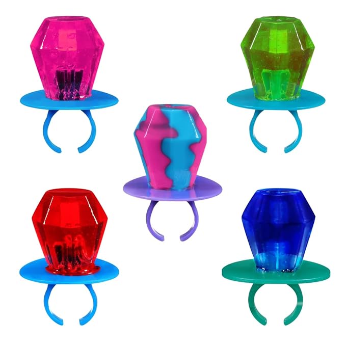 Ring Pop Individually Wrapped Bulk Lollipop Variety Party Pack – 24 Count Lollipop Suckers w/Assorted Flavors - Fun Candy for Birthdays and Celebrations