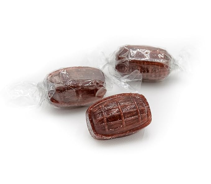 ROOT BEER BARRELS Hard Candy 2 lb – Bulk Bag, Old Fashioned Candies, Original Flavor, Individually Wrapped (132 Pieces)
