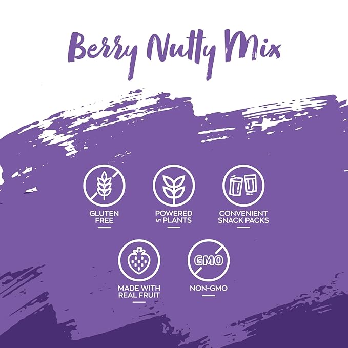 Natures Garden Berry Nutty Mix, Single Serve Bags - 18 Ounce (1.2 Ounce x 15 count)