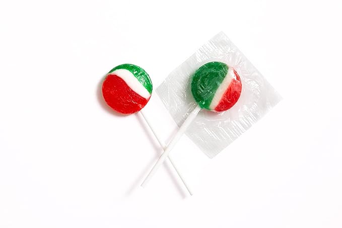 Bulk Flat Lollipops Individually Wrapped Candy - 10 lb. Assorted Flavors of Mixed Fruit Suckers - Party Favors for Kids - Bulk Fine Swirl Lollipop Candy for Adults & Kids in Businesses & Schools Safety Suckers - Perfect for Parties Holidays and Pinatas