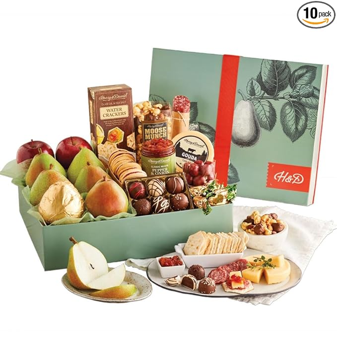 Harry & David Founder's Favorites Meat, Cheese, Sweets And Snacks Gift Box - Grand, Gift Basket, All Occasion Gift, Sweet And Savory