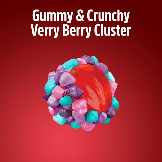 Gummy Clusters Very Berry, 2lb Pack of Gummy Candy Bulk, Ideal Fun Candy for Sharing, Snacking or Gifting, Perfect for Parties, Movie Nights