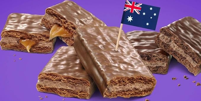 Arnott’s Tim Tam Chocolate Biscuits – 6-Pack Assortment: 2 Original, 1 Dark, 1 Double Coat, 1 Chewy Caramel, 1 White – Made in Australia