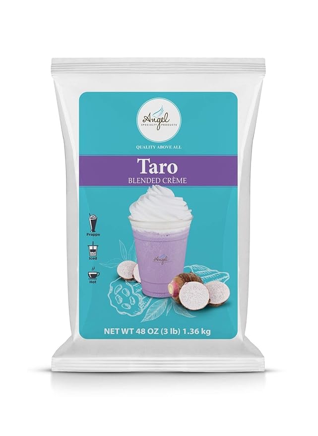 Taro Blended Crème Mix by Angel Specialty Products [3 LB]