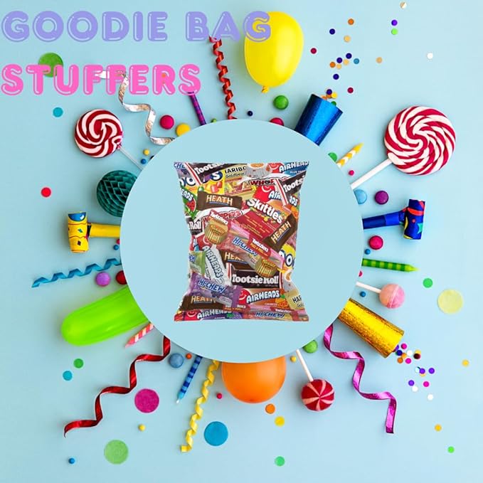 CANDYMAN (15 LB) Chocolate & Candy Bundle with Mixed Individually Wrapped Treats, Fun and Mini Sized Chocolate and Candy for Parties