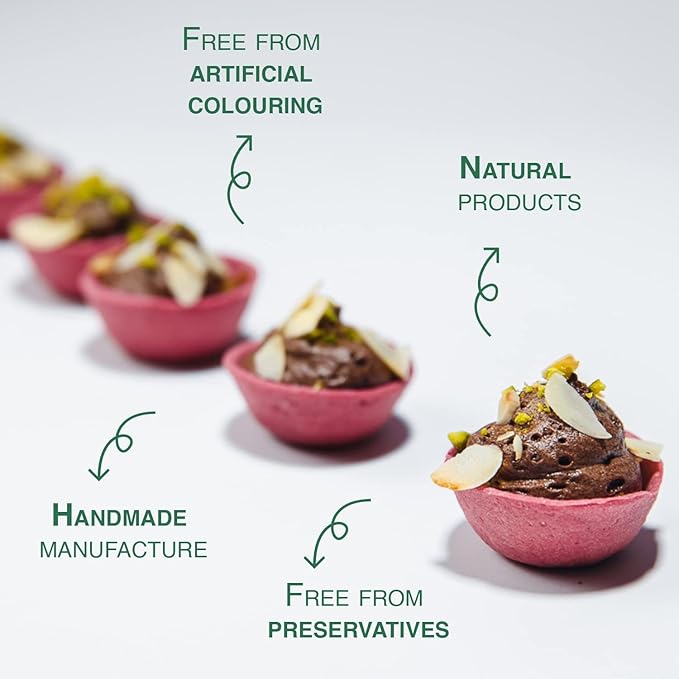 CROC'IN - Neutral Tartlets Shells - Edible Appetizer or Dessert Cups - Mini Pastry Cases - Artisanal Confection - 240 pieces
