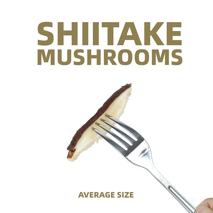 Premium Dried Shiitake Mushrooms, Rich Umami Flavor, Gluten-Free Vegan Snack- Perfect for Soups, Stir-Fry & Health Cooking