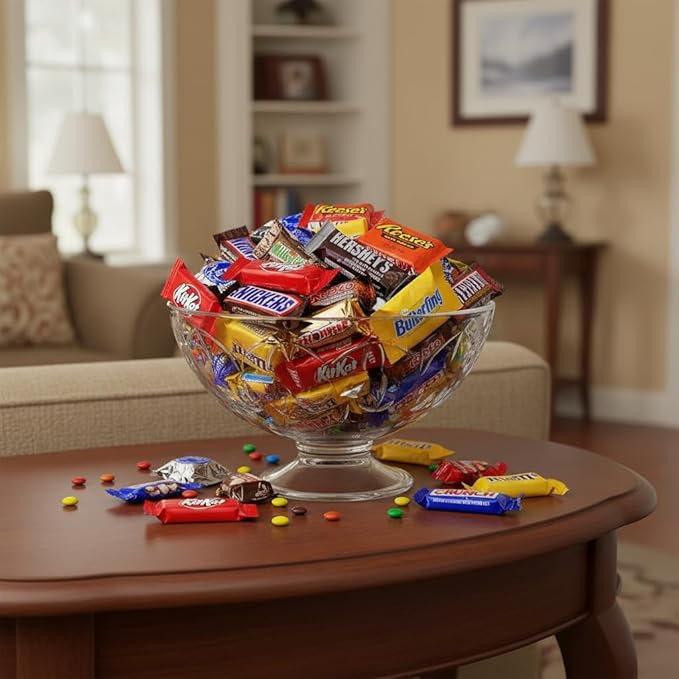 Bulk Chocolate Candy Variety Pack - 8lb Bulk Candy Assortment - Individually Wrapped Chocolate Candy for Party Favors, Parades, Office Snacks, Gift Bags & Pinatas - 8 Pound Box of Assorted Chocolate Candy Mix