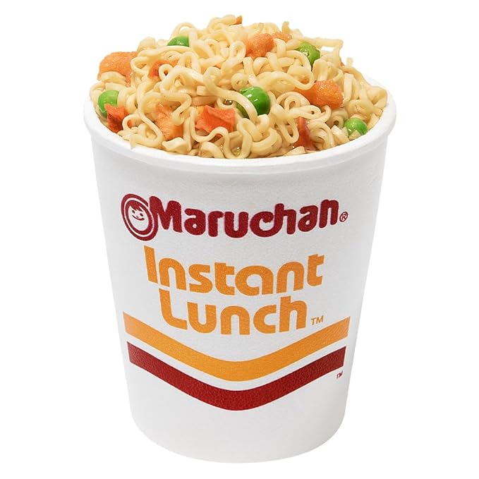 Maruchan Instant Lunch Ramen Noodles, Lime Flavor with Shrimp – Japanese-Style Instant Noodle Soup, Quick & Easy Meal – 2.25 Oz Cup, Pack of 12