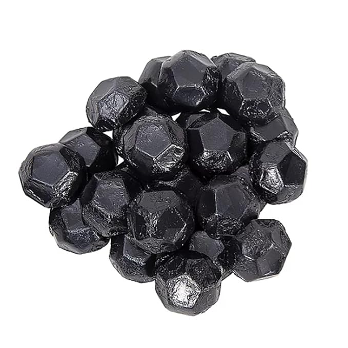 Christmas Coal Chocolate, Milk Chocolate Party Bag Fillers, Individually Wrapped Foils, Resealable Bag, Kosher Certified Dairy (5 Pounds)