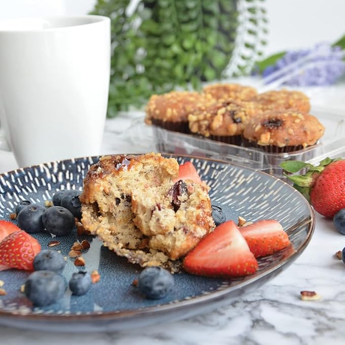 DIJAS Natural Foods Plant-Based 36-Vegan Mini Muffins ONLY $0.97-oz! Natural and Preservative Free Ingredients, Delicious Snack and Breakfast (36 Muffins) (Powerfruit)