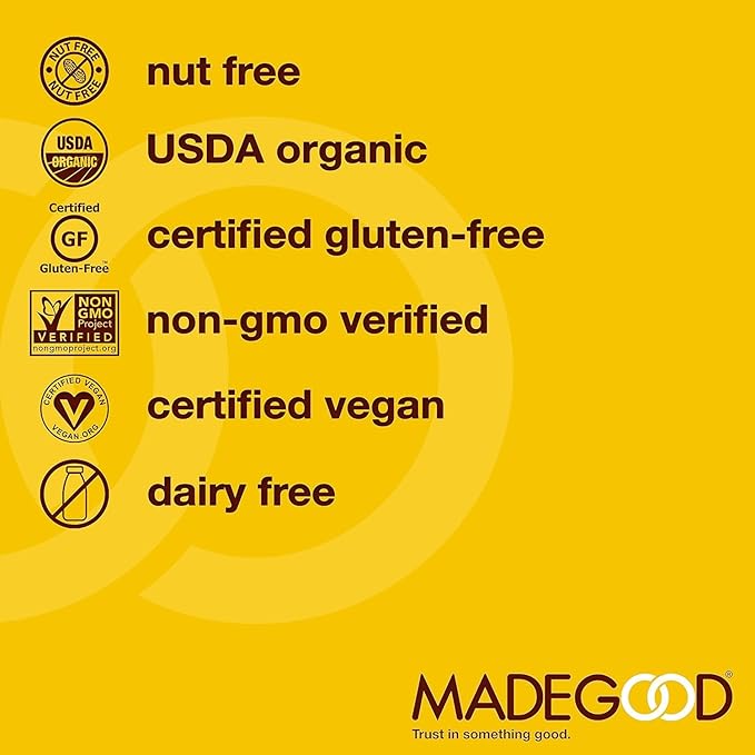 Made Good Organic Healthy Granola Minis (15 Portion Variety Pack), Tree Nut and Peanut Free, Gluten Free, Vegan, Kosher, Chocolate Banana, Strawberry, Chocolate Chip - Packaged with TrendyMunchies Box (3 Flavors Included) (15 Pack Variety Pack, 15 Pack...