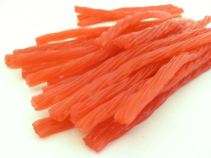 Watermelon Licorice Twists - Fat-Free Old Fashioned Gourmet Watermelon Licorice Candy - Soft & Chewy Texture with Bold Fresh Flavor - Licorice Candy - (8 oz)