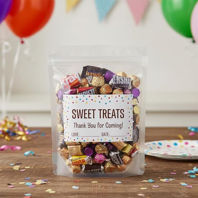 Assorted Chocolate Candy Variety Pack - 5lb Bulk Chocolate Candy Individually Wrapped for Party Favors, Sharing, and Snacking - Miniature Chocolate Assortment - 5 Pound Bag of Bulk Candy