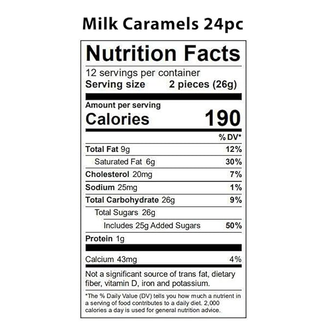 Vermont Nut Free Chocolates Boxed Chocolate Caramels (Milk Chocolate) 24-Piece, Nut-Free, Egg-Free, Kosher