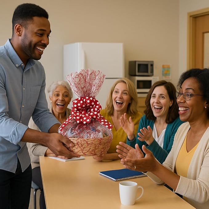 Handcrafted Gift Basket with Chocolates, Cookies, Snacks & Candy. Perfect for Birthdays, Sympathy, Holidays, Clients & Thank You Gifts (Premium: $99.99, Valentines Day)