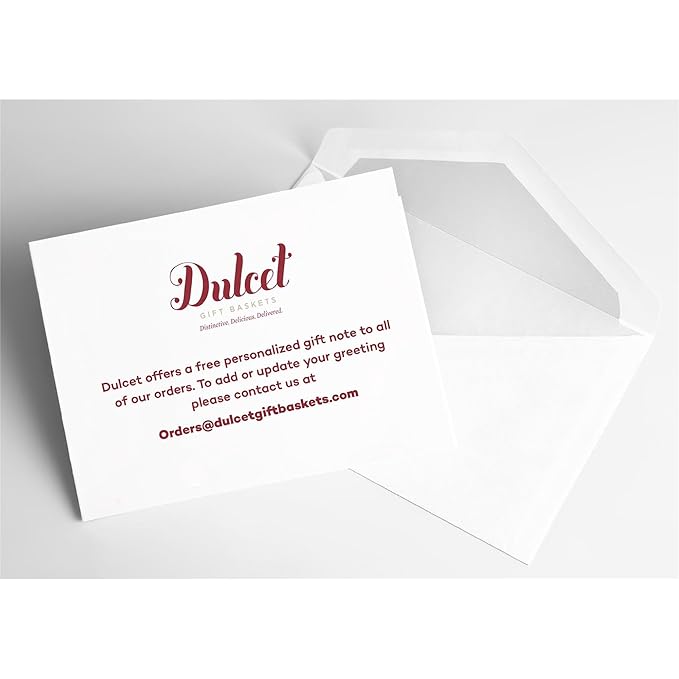Dulcet Valentine’s Day Gift Basket For Him or Her - Gift Basket for All Types of Special Occassions - Assorted Variety of Tastes with Delicious Brownies Crumb Cakes Rugelah and Muffins.
