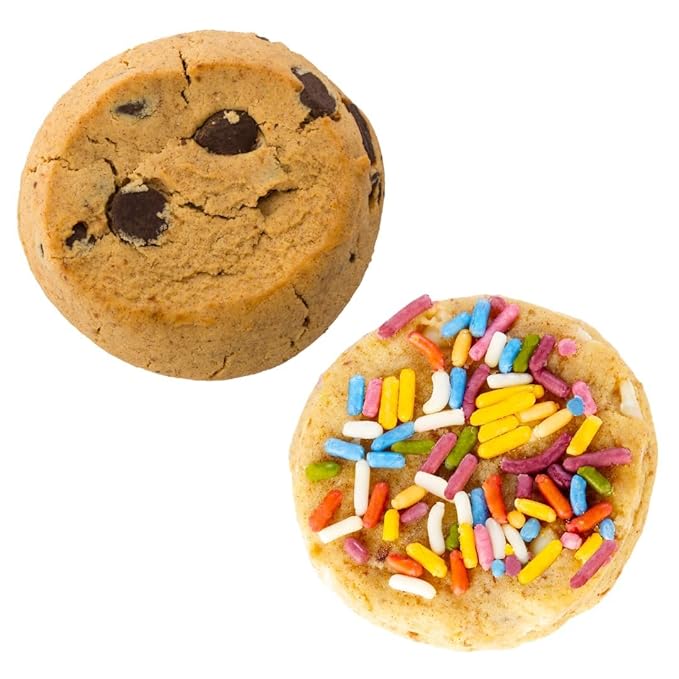 Rule Breaker Vegan & Gluten Free Cookies | Birthday Cake & Chocolate Chip | Plant-Based, Top 11 Allergen-Free | Soft-Baked, Great Snacks for Kids & Adults, Individually Wrapped (Pack of 4)