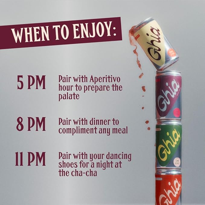 Ghia Non-Alcoholic Le Spritz | Ghia-Ginger and Sumac & Chili Combo 8-Pack | Canned Mocktail & Cocktail Mixer, Zero Proof Sparkling Apéritif with Soothing Herbal Extracts | No Sugar, Caffeine-Free