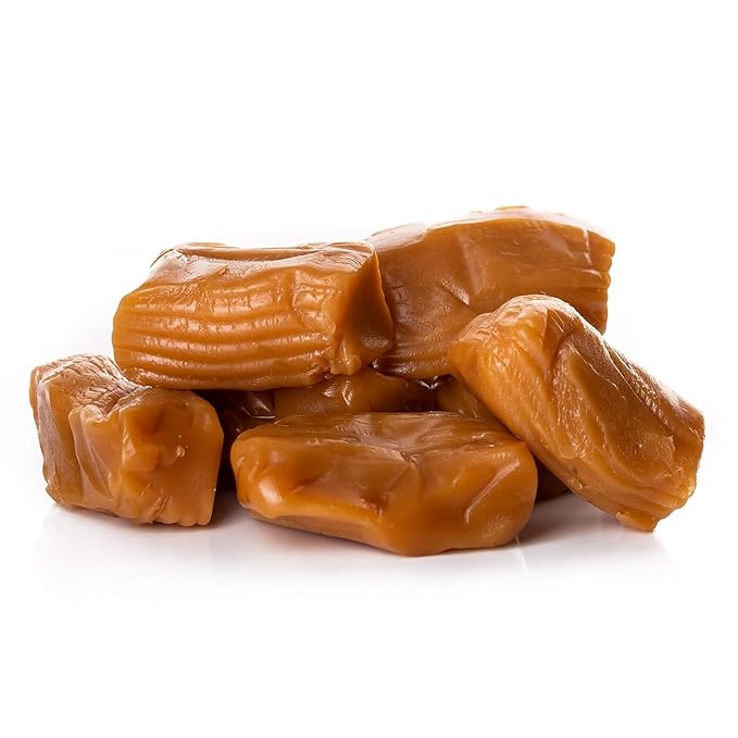 Oregon Farm Fresh Snacks Salted Caramel Gourmet Candy - Individually Wrapped Candy - Vanilla & Sea Salt Caramels - Soft & Chewy Oregon Products (16oz.)