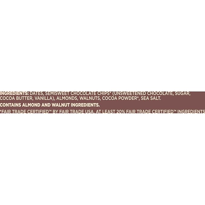 Larabar Chocolate Chip Brownie, Gluten Free Vegan Fruit & Nut Bar, 16 Ct