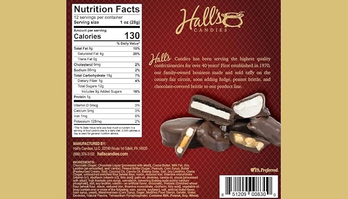 Dark Chocolate Covered Assortment Gift Box, 12 oz.