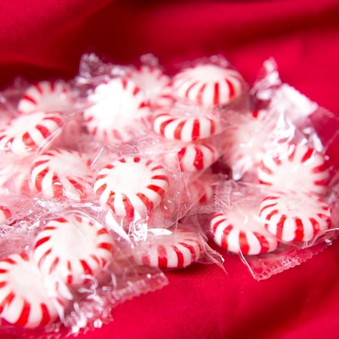 Starlight Peppermints Individually Wrapped Candy, 6 Pound Bulk Pack, Sweets for On the Go Refreshment, Perfect Peppermint Candy for Office.