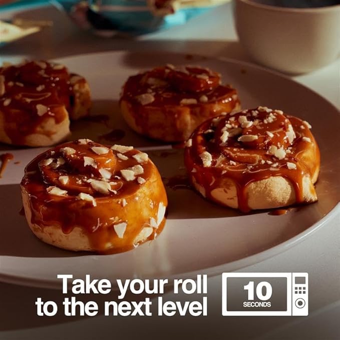 Legendary Foods Cinnamon Roll 22g Protein Bars – Gluten-Free, Low Carb Meal Option – Sweet Zero Sugar Snack, Keto-Friendly – 10-Pack High Protein Pre- or Post-Workout Nutrition Bars - Sticky Bun