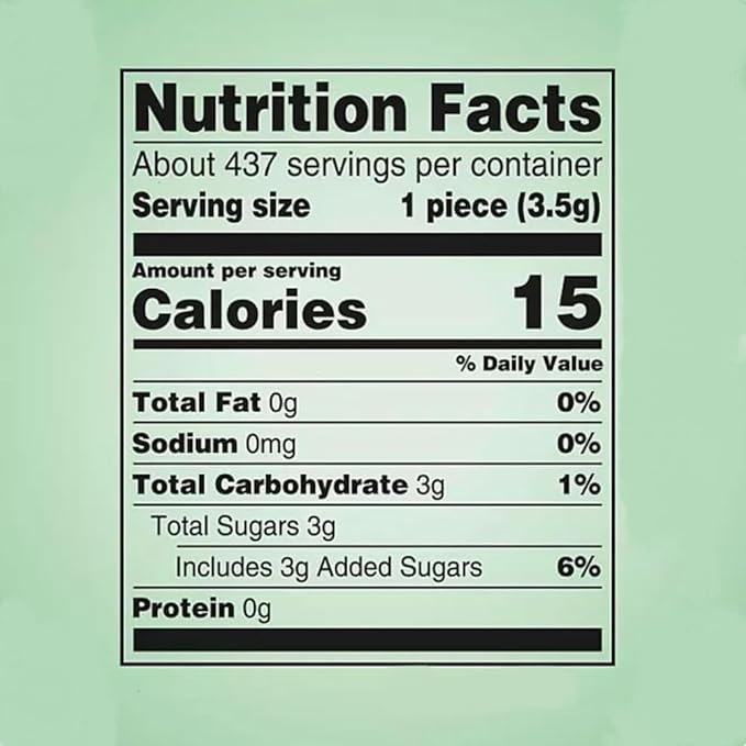 LifeSave Wint O Green Individually Wrapped Mints, 3.5 lbs Bag w/A Storage Bag