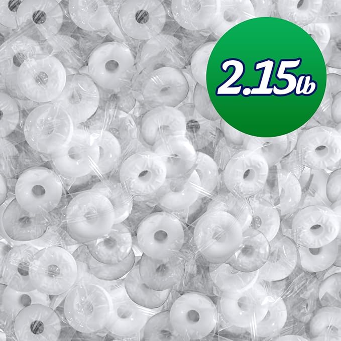 Wint O Green Hard Candy 2lb + 2oz Bulk Pack of Mints Individually Wrapped Bulk Mints for Parties and Events Ideal Wintermint Candy for Refreshing Breath and Enjoyable Snacking