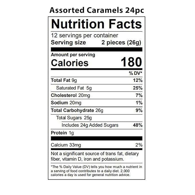 Vermont Nut Free Chocolates Boxed Chocolate Caramels (Assorted Chocolate) 24-Piece, Nut-Free, Egg-Free, Kosher