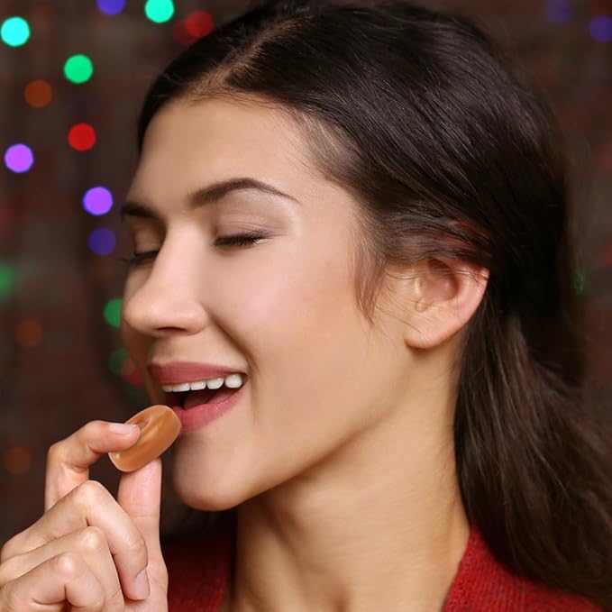 Werther's Original Hard Sugar Free Caramel Candy, Individually Wrapped Healthy Sweet Caramel Bites for Guilt-Free Pleasure, Melts in Your Mouth in a Satisfying Creamy Way, 1lb