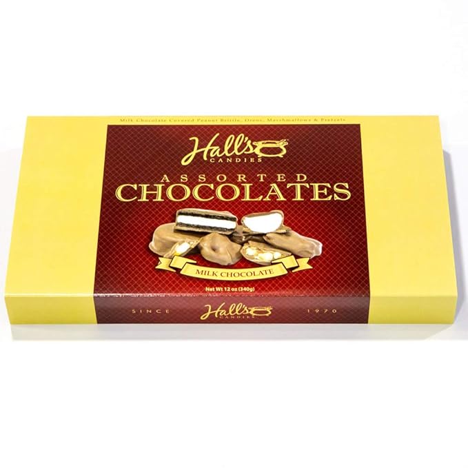 Milk Chocolate Covered Assortment Gift Box, 12 oz.