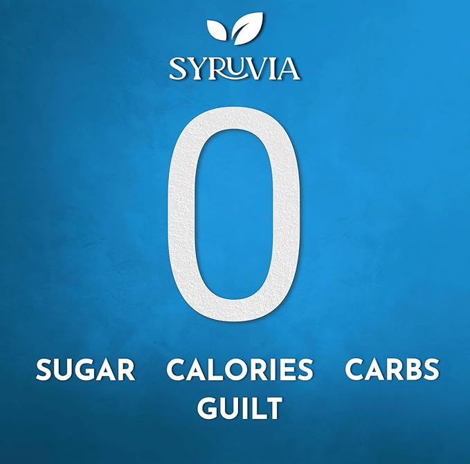 Syruvia Sugar Free Blackberry Tea Flavored Syrup for Drinks, Cocktails, Lemonades, Iced Teas and Desserts – 25.4 fl oz