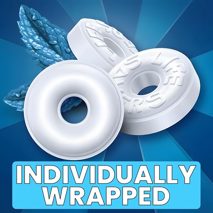 PepperMint Hard Candy Bundle - 2lb Bulk Pack of Individually Wrapped Peppermint Candy Mints - Hard Candy Mints Individually Wrapped, 2 Pound Bag Spearmint Mint Candy