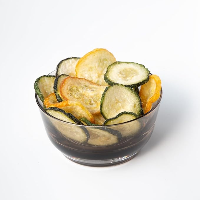 Root Foods Zucchini Chips, Natural Veggie Snack, Non-GMO Vegetable Crisps, Good for Adults, Kids, Vegan, Gluten Free, Halal, Kosher 6 pack