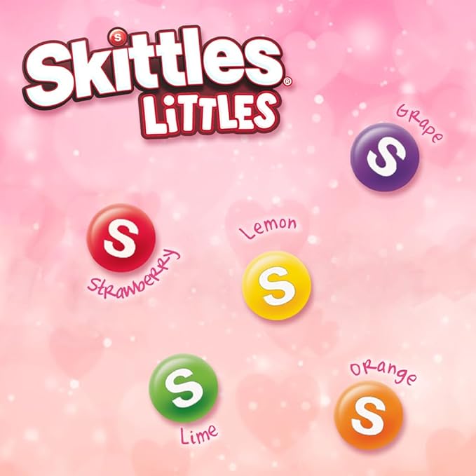Skittles Littles Fruit Chewy Candy, Mega Tube, 1.9 Ounce (Pack of 24)