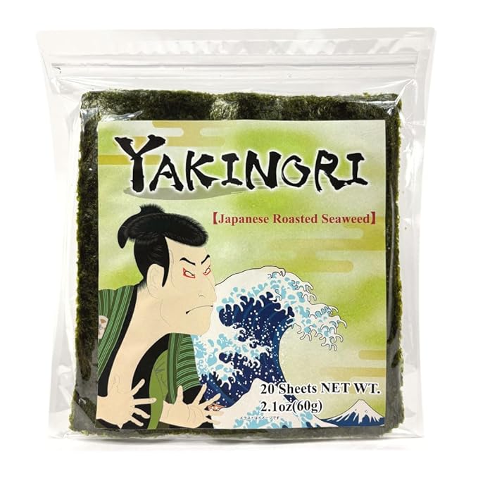 Yakinori Japan Roasted Seaweed 20 sheets (2.1oz/60g) nori ramen rice balls
