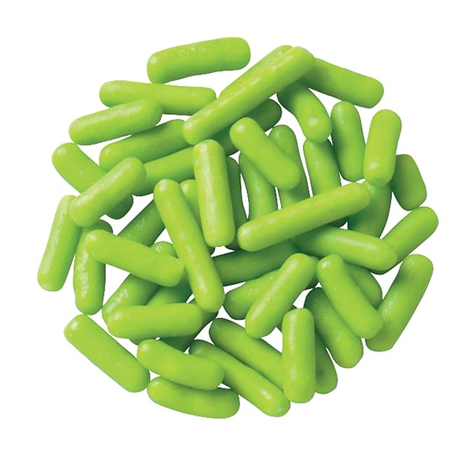 DecoPac Lime Green Sprinkles | Extra Large 26oz Pack | Cake Sprinkle Mix, Fancy Sprinkles For Cake Decorating, Handheld Container, Candy Sprinkles, Cake Sprinkles - Lime Green