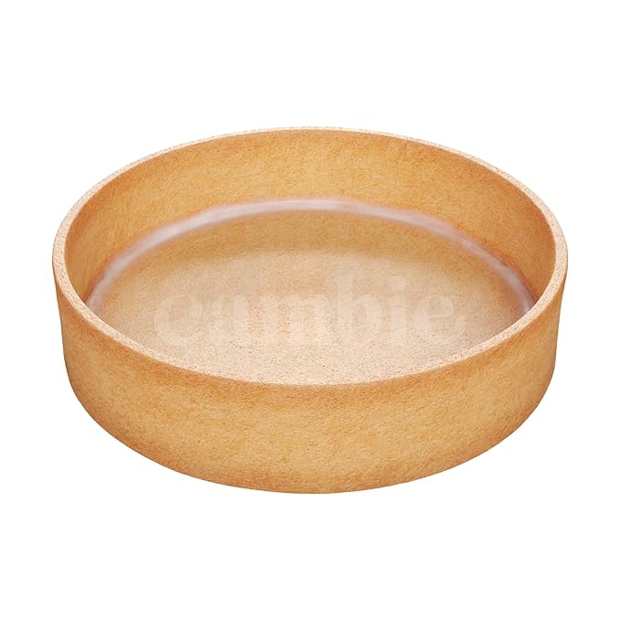 Cambie Sweet Round Mini Tart Shells, 3.15" Diameter, French Style Tart Shells with White Chocolate Coating (Pack of 24)