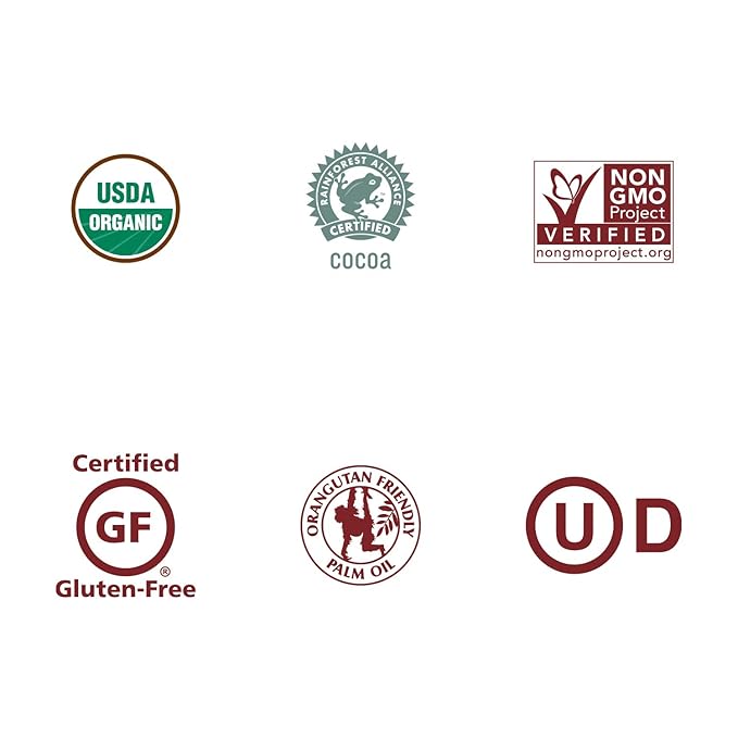 Justin's Organic Mini Milk Chocolate Peanut Butter Cups, Rainforest Alliance Certified Cocoa, Gluten-free, Responsibly Sourced, 6 Stand-up Bags, 4.7oz each