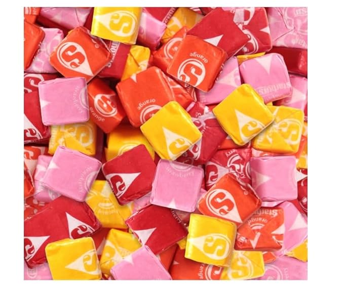 Bulk Fruit Chews Candy, Individually Wrapped,Pack for Parties, Weddings, Movie Nights, School Functions - 3.25 Pounds