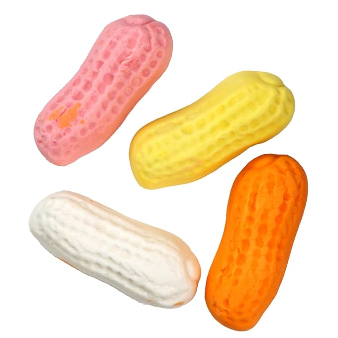 Sarah's Candy Factory 2.5 Lbs Assorted Circus Peanuts Marshmallow | Spangler Retro Candy in Jar, 40 Oz