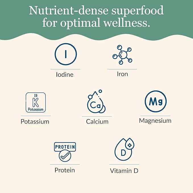 Maine Coast Sea Vegetables Kelp Granules Blend | Organic Seaweed Snacks | Sustainably Harvested | Low Sodium Salt Alternative | Rich in Iodine & Minerals | Ideal for Soups, Salad | 1.5 oz (Pack of 2)